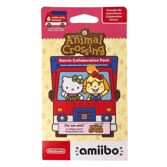 Nintendo Animal Crossing Sanrio Collaboration Pack of 6 - Picture 2 of 4